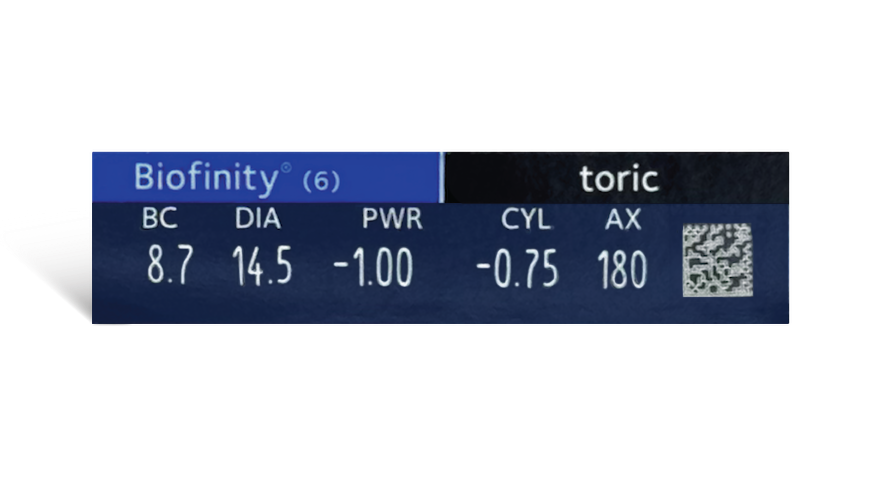 Biofinity Toric - Contact Lenses from Walmart Contacts