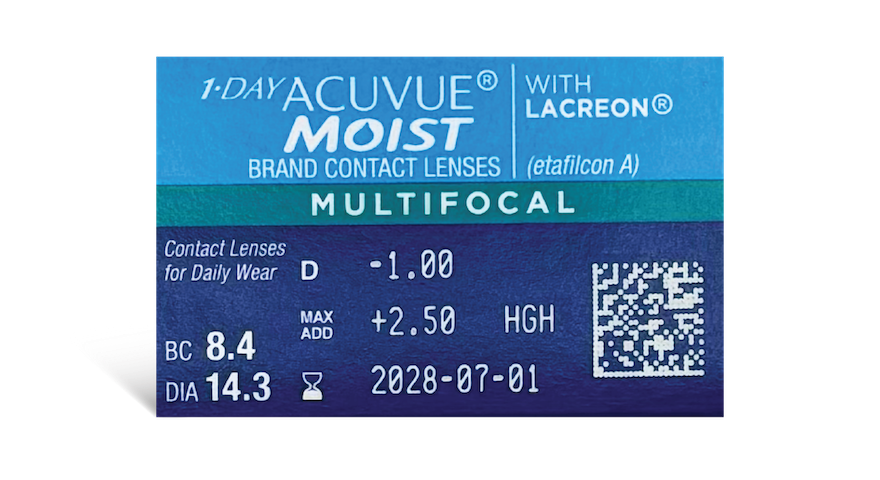 1-DAY ACUVUE MOIST Multifocal 30pk - Contact Lenses from Walmart