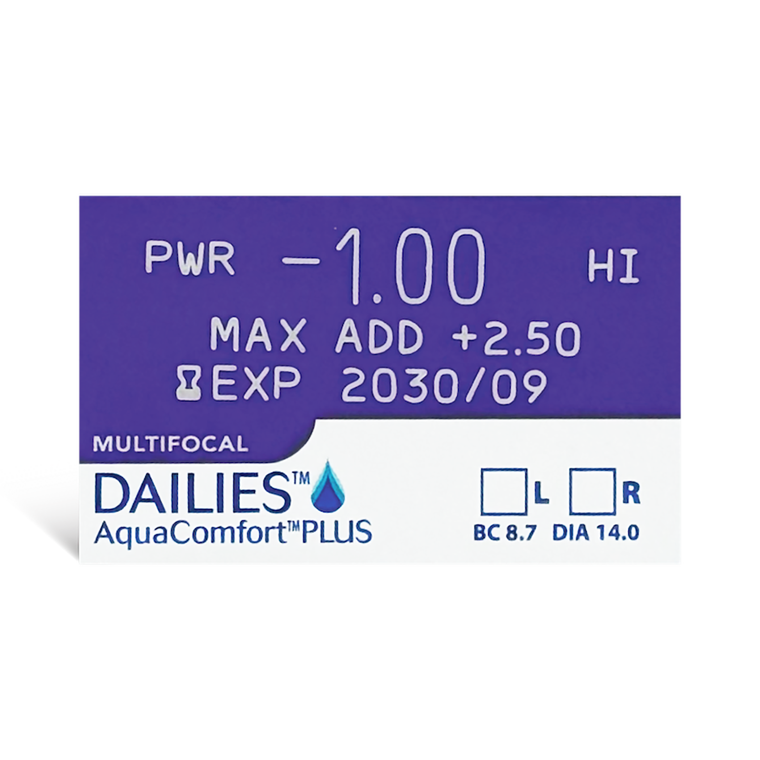 DAILIES AQUACOMFORT PLUS Multifocal 30pk - Contact Lenses from