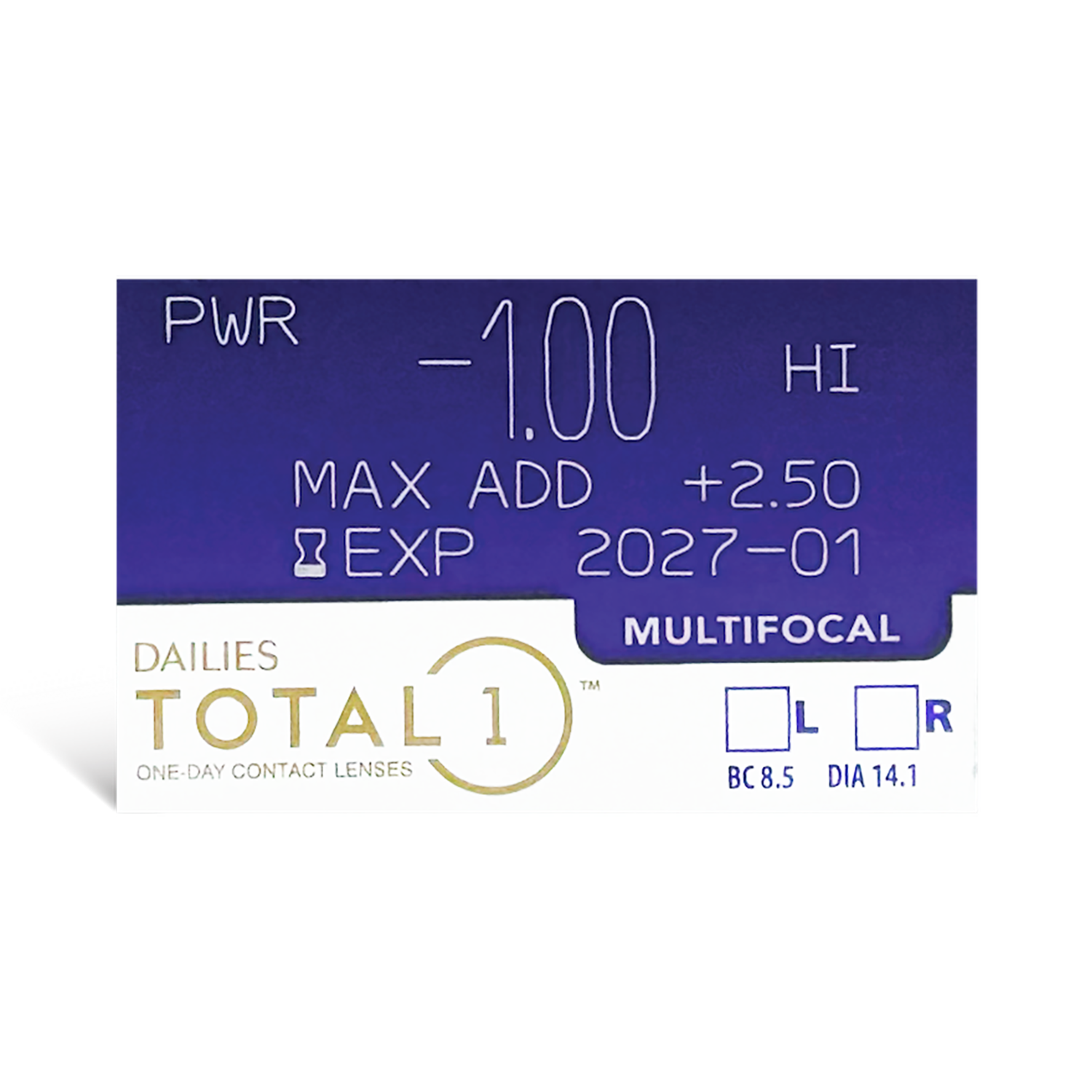 DAILIES TOTAL1 Multifocal 30pk - Contact Lenses from Walmart Contacts