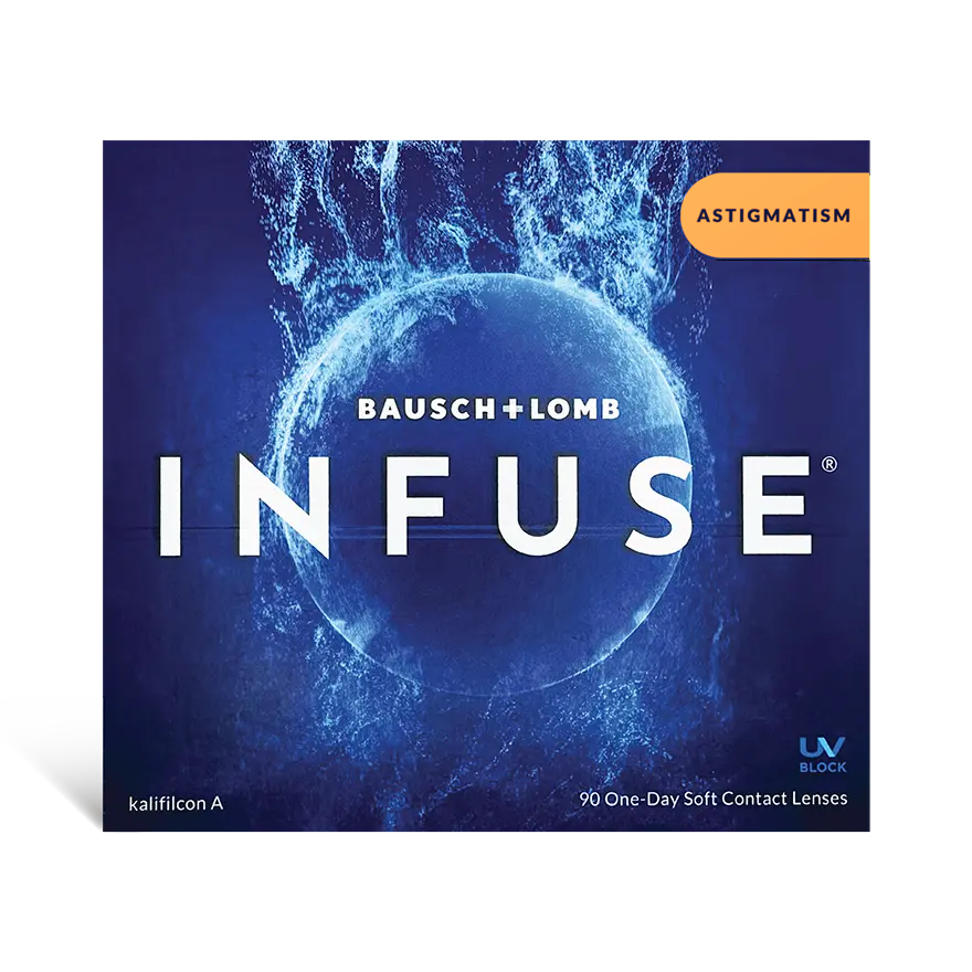 Bausch + Lomb INFUSE for Astigmatism 90pk - Contact Lenses from Walmart ...