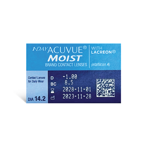 1-DAY ACUVUE MOIST 30pk - Contact Lenses from Walmart Contacts