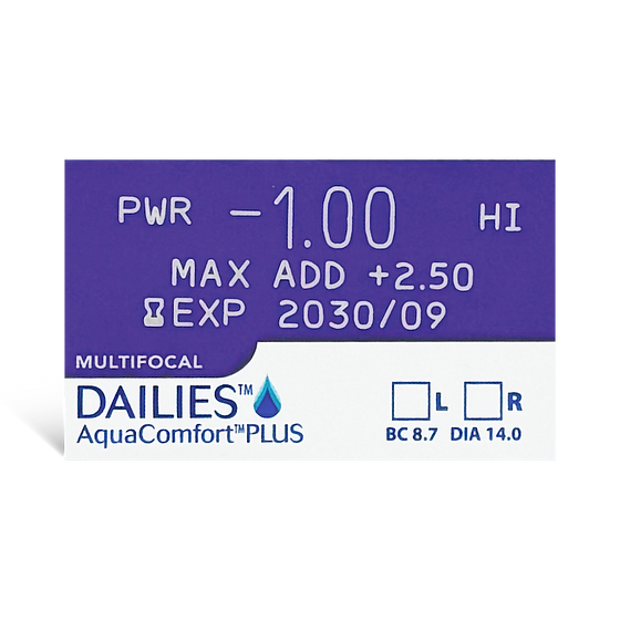 DAILIES AQUACOMFORT PLUS Multifocal 30pk - Contact Lenses from