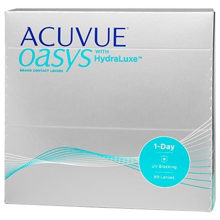 ACUVUE OASYS 1-Day with HydraLuxe 90pk contacts