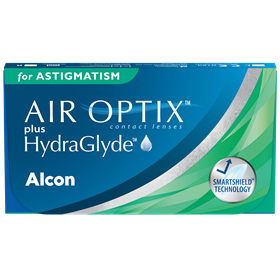 AIR OPTIX plus HydraGlyde for Astigmatism contact lenses