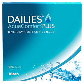 DAILIES AQUACOMFORT PLUS 90pk contact lenses